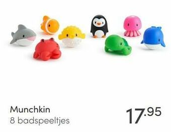 Baby & Tiener Munchkin 8 badspeeltjes aanbieding