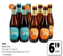 Colruyt Ypra blond bier 6 % vol 4 x 33 cl aanbieding