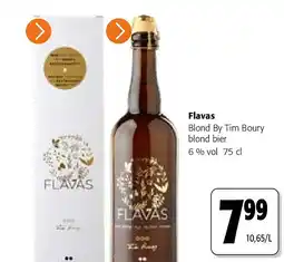 Colruyt Flavas Blond By Tim Boury blond bier 6 % vol 75 cl aanbieding