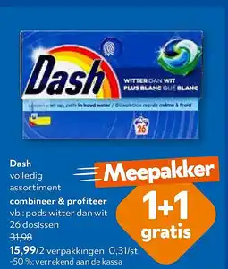 OKay Dash pods witter dan wit 26 dosissen aanbieding