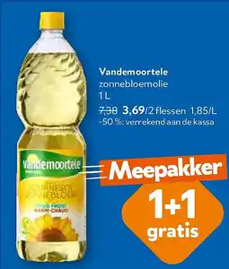 OKay Vandemoortele zonnebloemolie 1 L aanbieding