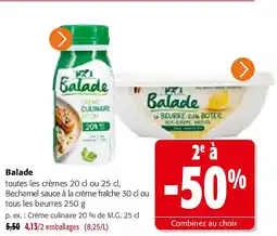 Colruyt Balade Crème culinaire 20 % de M.G. 25 cl aanbieding