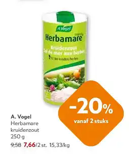 OKay A. Vogel Herbamare kruidenzout 250 g aanbieding