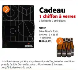 Colruyt Omer bière blonde forte 8 % vol 6 x 33 cl aanbieding