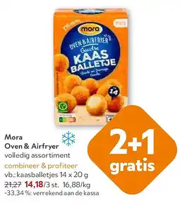 OKay Mora Oven & Airfryer kaasballetjes 14 x 20 g aanbieding