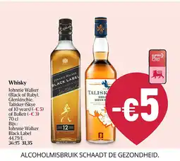 Delhaize Whisky aanbieding