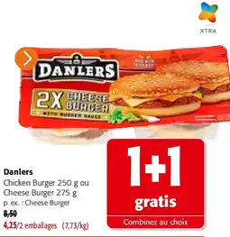 Colruyt Danlers Cheese Burger aanbieding