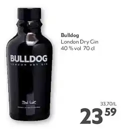 OKay Bulldog London Dry Gin 40 % vol 70 cl aanbieding