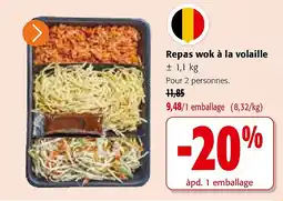 Colruyt Repas wok à la volaille aanbieding