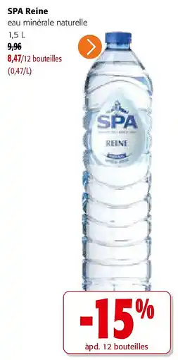 Colruyt SPA Reine eau minérale naturelle 1,5 L aanbieding