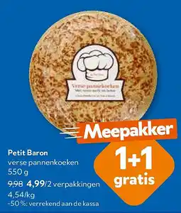 OKay Petit Baron verse pannenkoeken 550 g aanbieding