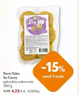OKay Farm Tales So Corny gekookte suikermaïs 350 g aanbieding