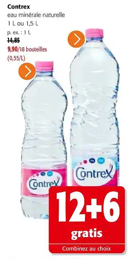 Colruyt Contrex 1 L aanbieding