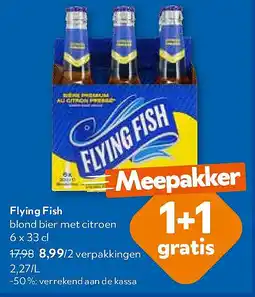 OKay Flying Fish blond bier met citroen 6 x 33 cl aanbieding