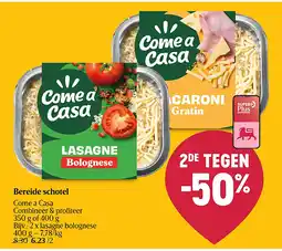 Delhaize Bereide schotel aanbieding