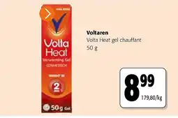 Colruyt Voltaren Volta Heat gel chauffant 50 g aanbieding
