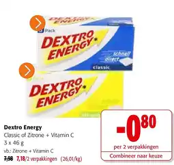 Colruyt Dextro Energy aanbieding