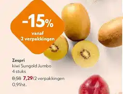 OKay Zespri kiwi Sungold Jumbo 4 stuks aanbieding