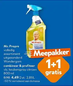 OKay Mr. Propre keukenspray citroen 800 ml aanbieding
