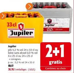 Colruyt Jupiler 5,2 % vol 24 x 33 cl aanbieding