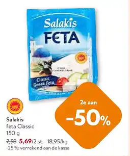 OKay Salakis feta Classic 150 g aanbieding
