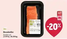 Delhaize Biozalmfilet aanbieding