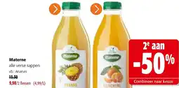 Colruyt Materne alle verse sappen aanbieding