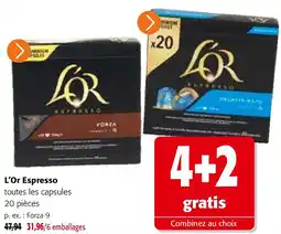 Colruyt L’Or Espresso Forza 9 aanbieding