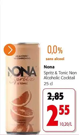 Colruyt Nona Spritz & Tonic Non Alcoholic Cocktail 25 cl aanbieding