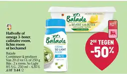 Delhaize Halfvolle of omega 3-boter, culinaire room, lichte room of bechamel aanbieding