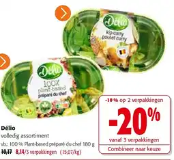 Colruyt Délio volledig assortiment aanbieding