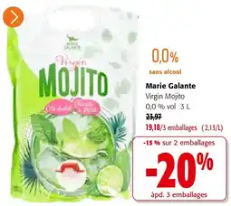 Colruyt Marie Galante Virgin Mojito 0,0 % vol 3 L aanbieding