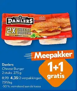 OKay Danlers Cheese Burger 2 stuks 275 g aanbieding