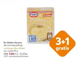 OKay Dr. Oetker Saroma vanille 74 g aanbieding