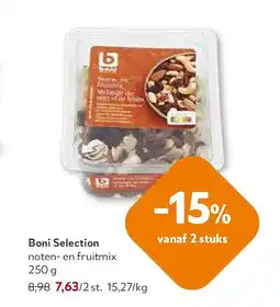 OKay Boni Selection noten- en fruitmix 250 g aanbieding