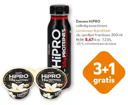 OKay Danone HiPRO aardbei-framboos 300 ml aanbieding