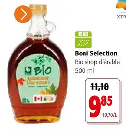 Colruyt Boni Selection Bio sirop d’érable 500 ml aanbieding