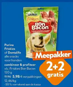 OKay Friskies Bon Bacon 120 g aanbieding