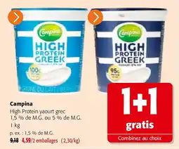 Colruyt Campina 1,5 % de M.G aanbieding