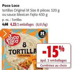 Colruyt Poco Loco Tortillas aanbieding