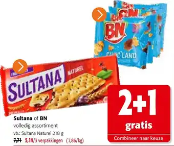 Colruyt Sultana of BN aanbieding