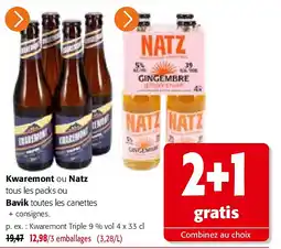 Colruyt Kwaremont Triple 9 % vol 4 x 33 cl aanbieding