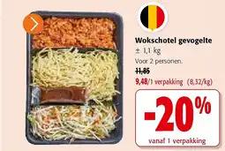 Colruyt Wokschotel gevogelte aanbieding