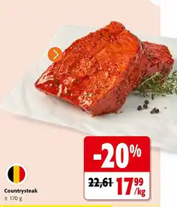 Colruyt Countrysteak aanbieding