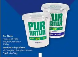 OKay Pur Natur magere bioyoghurt natuur aanbieding