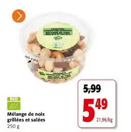 Colruyt Mélange de noix grillées et salées aanbieding