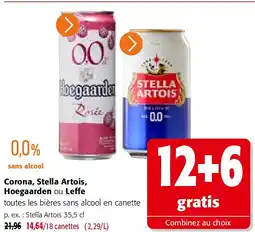 Colruyt Stella Artois 35,5 cl aanbieding