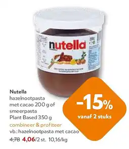 OKay Nutella hazelnootpasta met cacao aanbieding