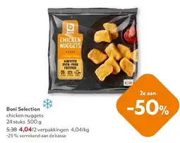 OKay Boni Selection chicken nuggets 24 stuks 500 g aanbieding