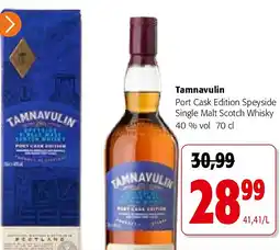 Colruyt Tamnavulin Port Cask Edition Speyside Single Malt Scotch Whisky 40 % vol 70 cl aanbieding